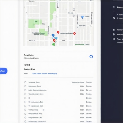 Screenshot of a comprehensive local SEO dashboard showing maps analytics, reviews, and keyword rankings.