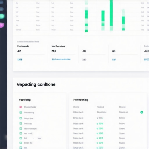 Close-up of a computer screen showing Google My Business analytics and optimization tools
