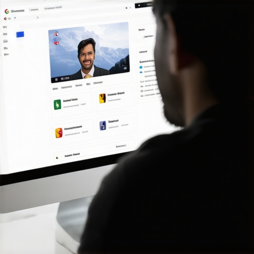 Person reviewing GMB audit results on a computer