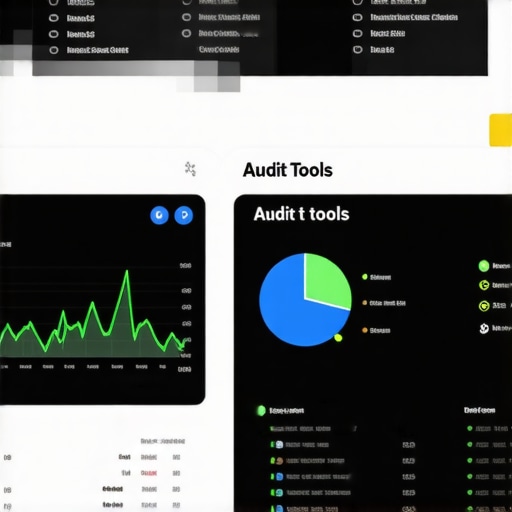 Screenshot of GMB dashboard with audit tools and data analysis.