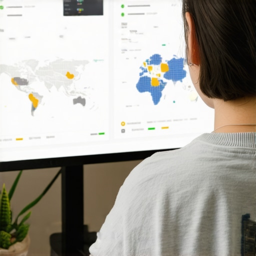 Person reviewing local SEO analytics on a computer