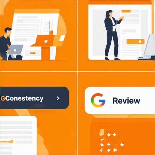 Diagram illustrating steps to optimize Google My Business and fix ranking leaks