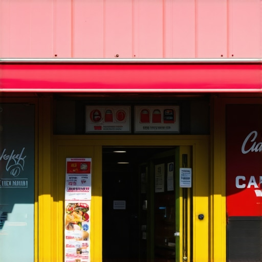 A vibrant storefront showcasing a busy local shop with clear signage.