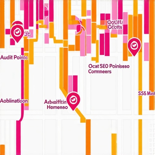 Diagram of local SEO audit process for Google My Business listing