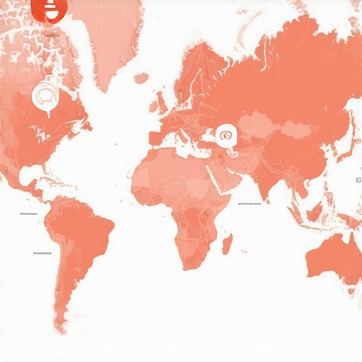 Digital map with SEO tracking indicators