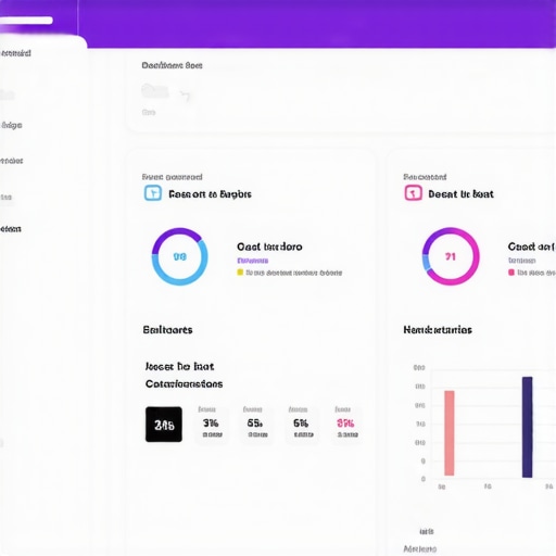 Screenshot of local SEO analytics dashboard with real-time profile health and ranking updates