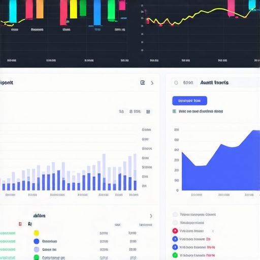 Screenshot showcasing local SEO ranking fluctuations, audit summaries, and keyword trackers.